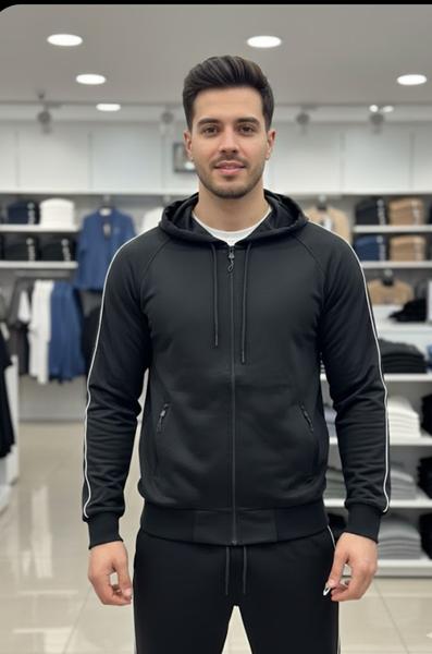 Кофта спорт Mary Poppins (M-2XL) 7258 black (деми)