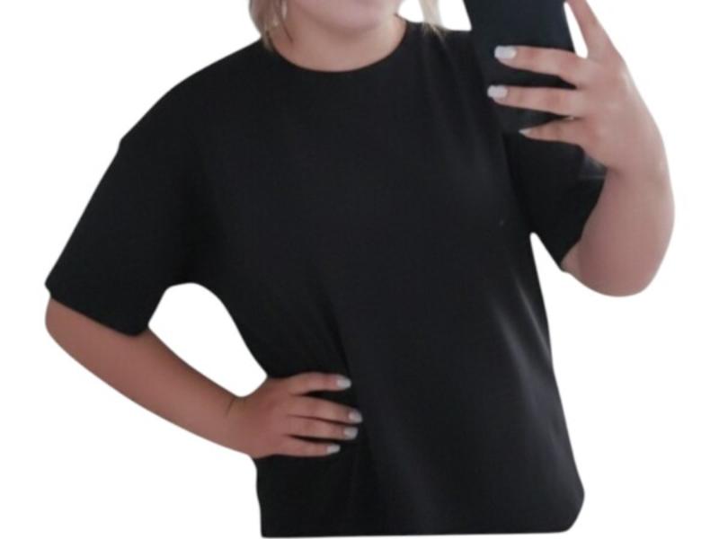 Футболка Sport style (42-52) 10 black (лето)