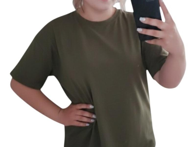 Футболка Sport style (42-52) 10 khaki (лето)