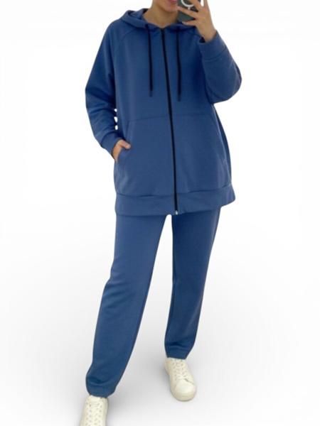 Костюм спорт Sport style (52-66) 12 blue (деми)