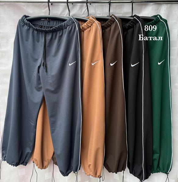 Штаны спорт Shon (54-62) S2589 black (деми)