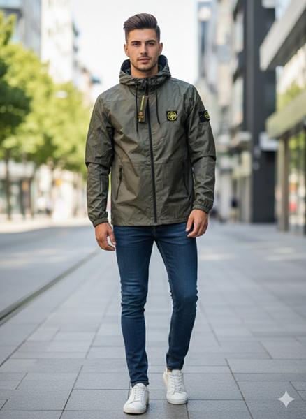 Ветровка Moranny (S-2XL) MR594 khaki (деми)