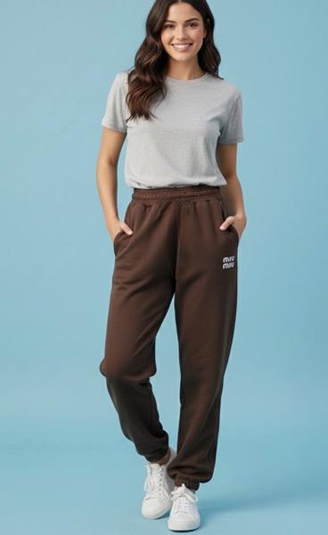 Штаны спорт Sport style (XL-4XL) 100231 brown-old-1 (деми)