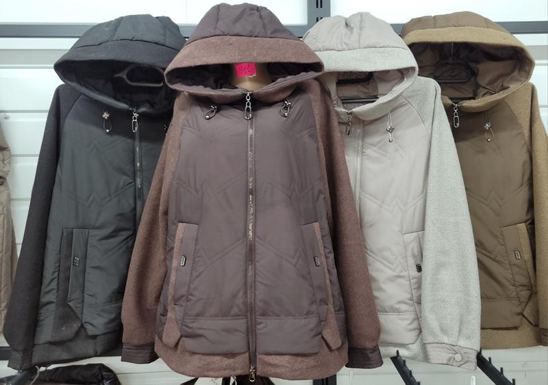 Куртка Style Nadezhda (46-58) 25-595 d.beige (деми)