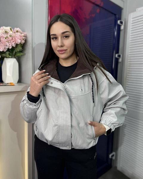 Куртка Style Nadezhda (one size) SN321 l.grey (деми)