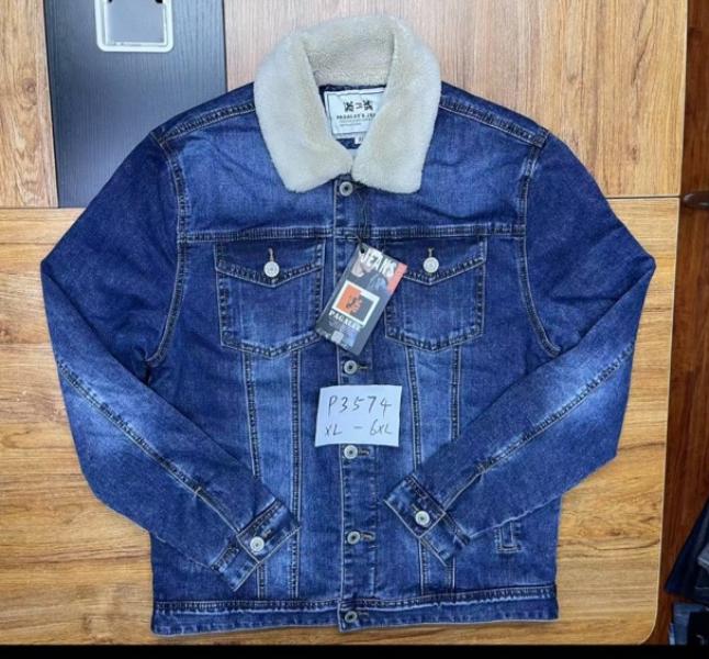 Куртка Maxim Jeans (XL-6XL) 3574 blue (деми)