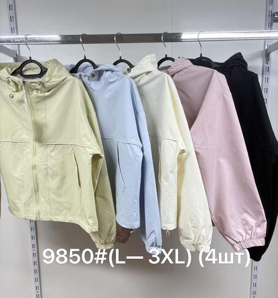 Куртка Jacket (L-3XL) 2309 black (деми)