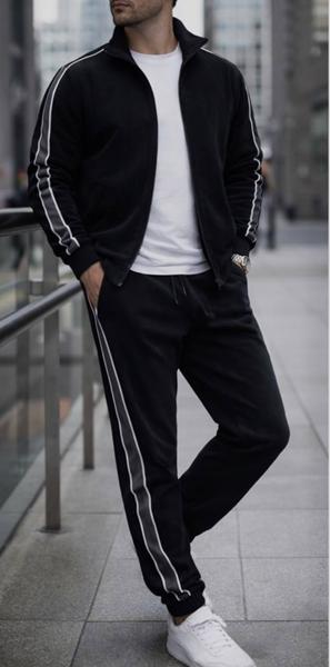 Костюм спорт Seven Zikina (46-56) 952 black-grey (деми)