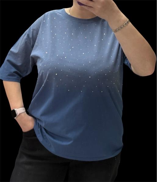 Футболка Elena&Vika (46-58) 205106 l.blue (лето)