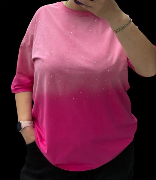 Футболка Elena&Vika (46-58) 205106 pink (лето)