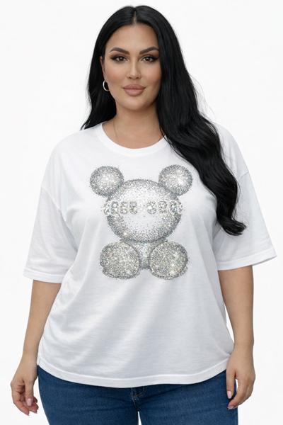 Футболка Elena&Vika (46-48) 25102 white (лето)