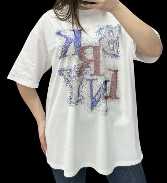 Футболка Elena&Vika (46-48) 25103 white (лето)