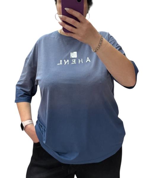 Футболка Elena&Vika (46-58) 25108 blue (лето)