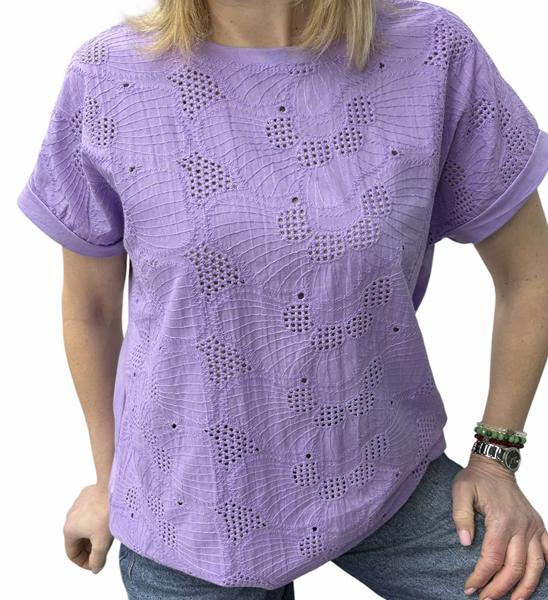 Футболка Elena&Vika (48-54) 26005 lilac (лето)