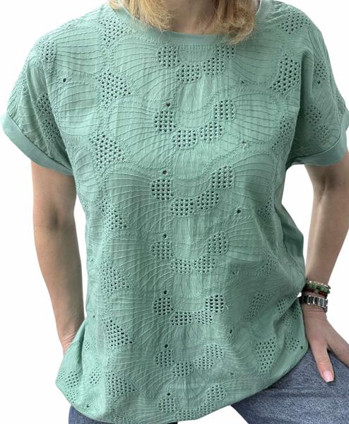 Футболка Elena&Vika (48-54) 26005 mint (лето)