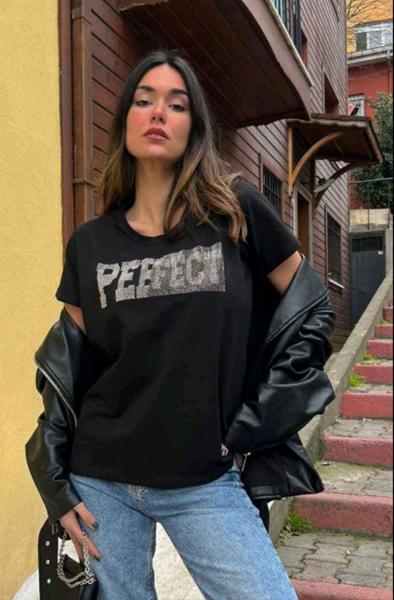 Футболка LiZa Brend (44-50) 1116-3 black (лето)