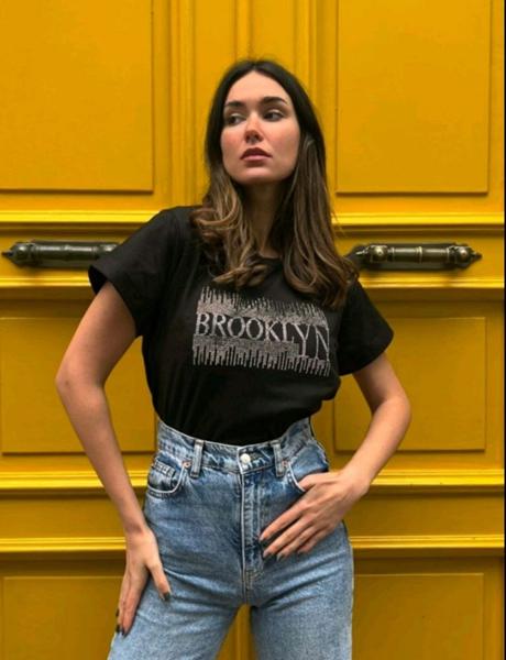 Футболка LiZa Brend (44-50) 1116-4 black (лето)