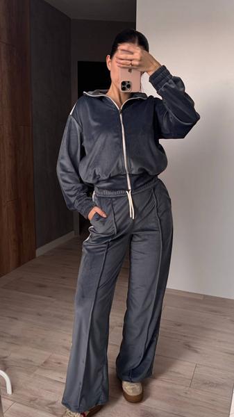 Костюм спорт Femzone (42-52) 1174 grey (деми)