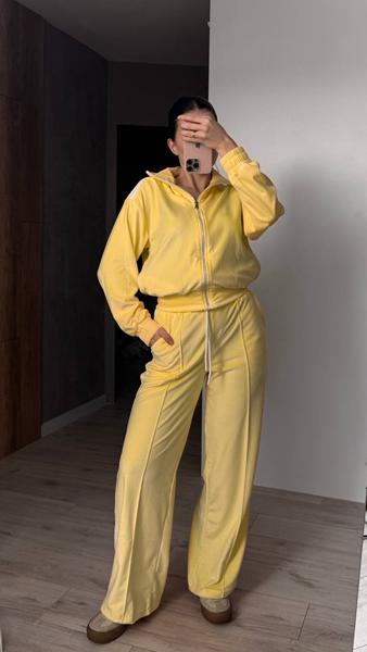 Костюм спорт Femzone (42-52) 1174 yellow (деми)