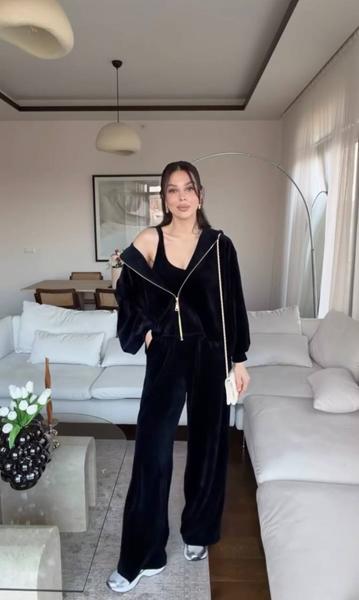 Костюм спорт Femzone (42-58) 1176 black (деми)