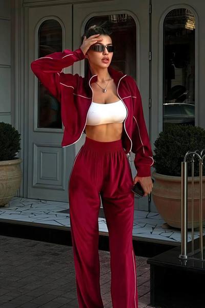 Костюм спорт Femzone (42-52) 1179 red (деми)