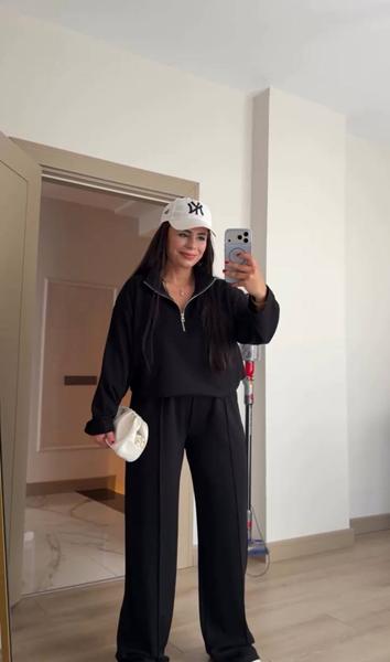 Костюм спорт Femzone (42-58) 1180 black (деми)