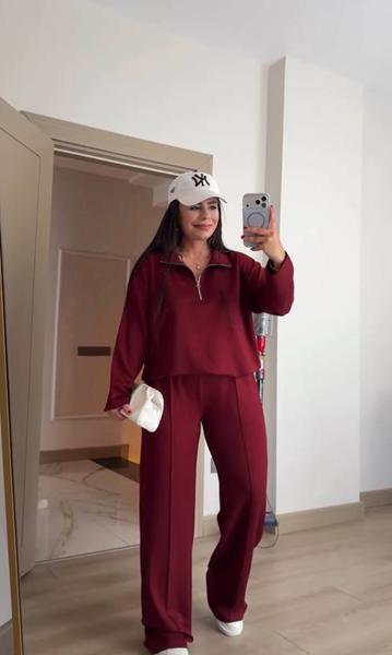 Костюм спорт Femzone (42-58) 1180 wine (деми)