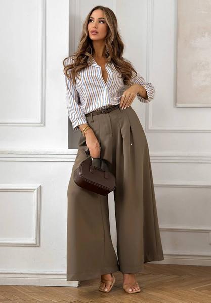 Штаны Femzone (42-52) 1181 l.brown (деми)