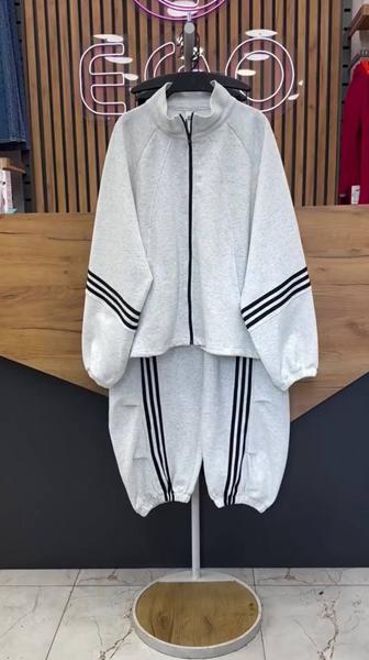 Костюм спорт Femzone (42-58) 1182 l.grey (деми)