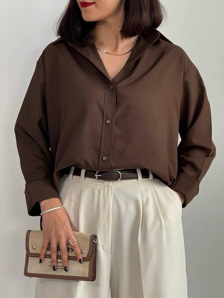 Блузка Femzone (42-58) 1183 brown (деми)