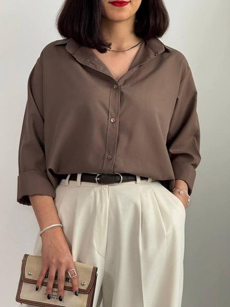 Блузка Femzone (42-58) 1183 l.brown (деми)