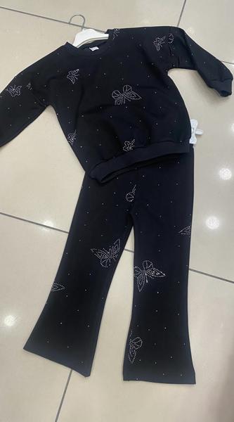 Костюм спорт Proschenko (4-10) PR738 black (деми)