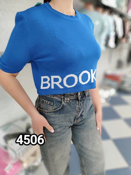 Топ MMC clothes (42-46) 4506 blue (лето)