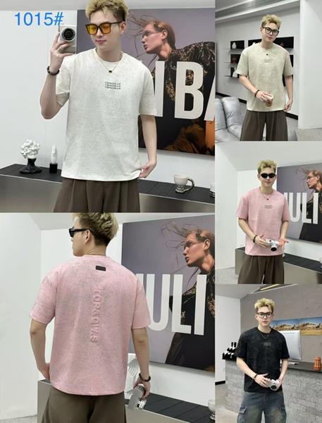 Футболка F.T.H (L-4XL) 1015 beige (лето)