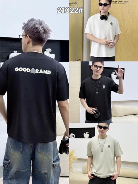 Футболка F.T.H (L-4XL) 21022 black (лето)