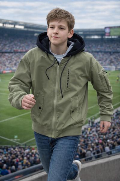 Ветровка Major (146-164) 29918 khaki (деми)