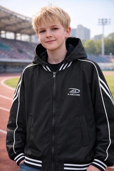 Ветровка Major (146-164) 29917 black-white (деми)