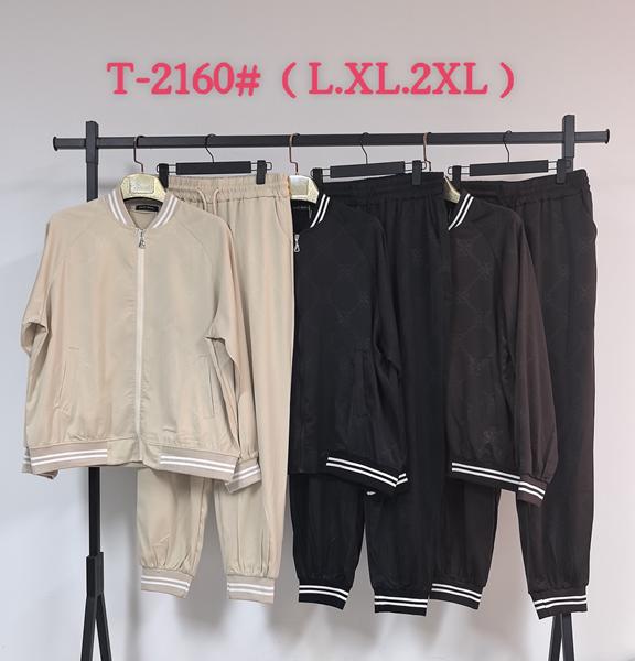 Костюм спорт DGMD (L-2XL) T2160 black (деми)