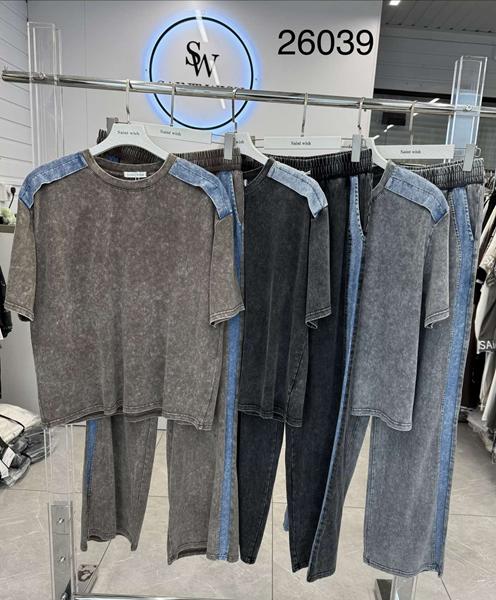 Костюм спорт DGMD (M-XL) 26039 grey (деми)