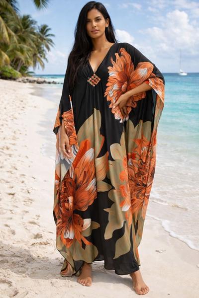 Туника Sun&Sea (one size) SS01 black (лето)