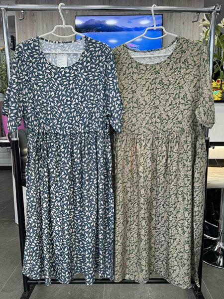 Платье JJF (XL-4XL) 2026-1 beige (лето)