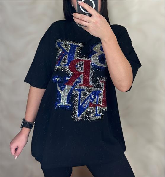 Футболка LeVisha (S-L) 25103 black (лето)