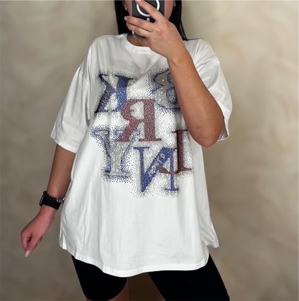 Футболка LeVisha (S-L) 25103 white (лето)