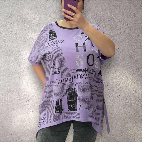 Футболка LeVisha (54-58) 25319 lilac (лето)