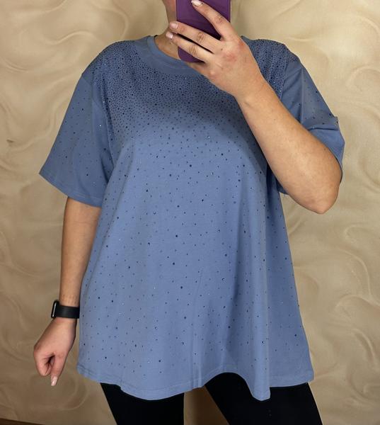 Футболка LeVisha (52-56) 26002 l.blue (лето)