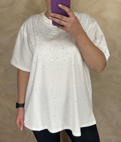 Футболка LeVisha (52-56) 26002 white (лето)