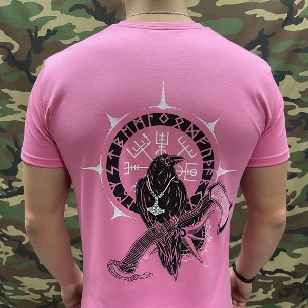 Футболка Madoka (M-3XL) 1319 pink (лето)