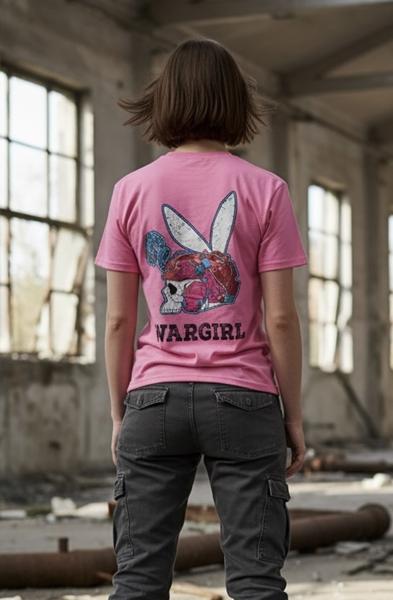 Футболка Madoka (M-3XL) 1324 pink (лето)