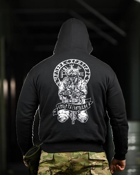 Худи Madoka (M-3XL) 1339 black (деми)