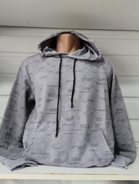 Худи Panda (S-2XL) 1470 grey (деми)